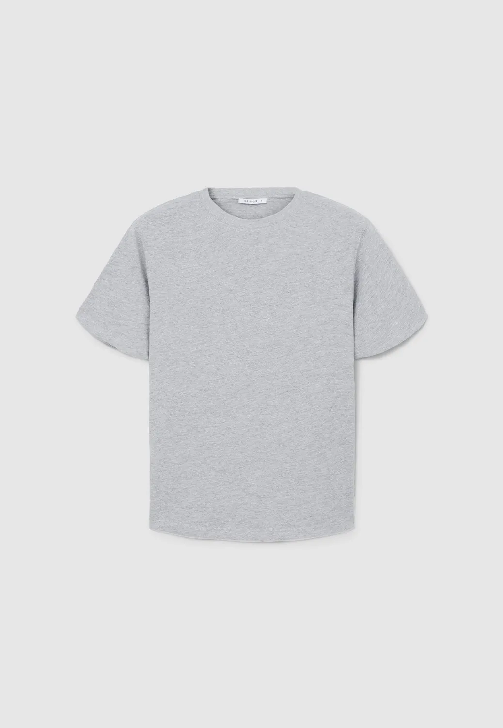 Calliope t-shirt col rond femme coton uni