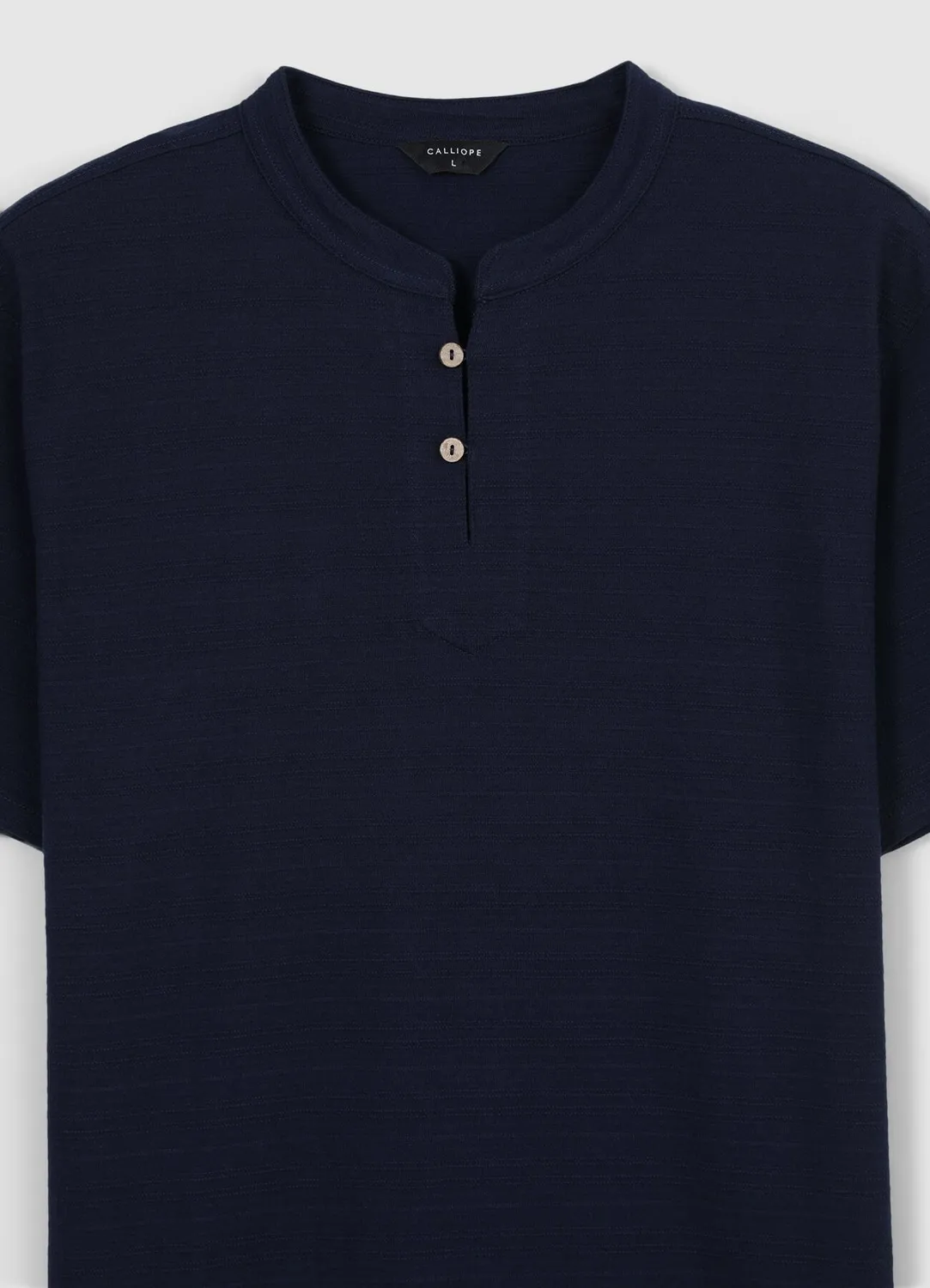 Calliope t-shirt coréen homme coton manches courtes uni