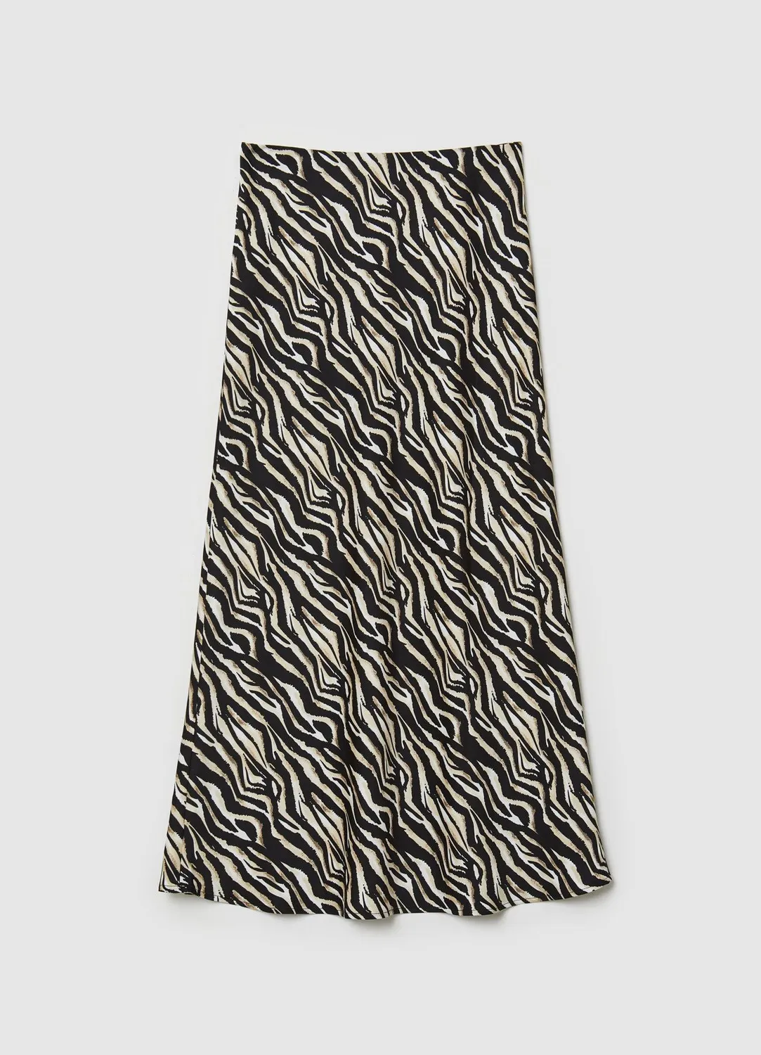 Calliope jupe midi femme satin animalier