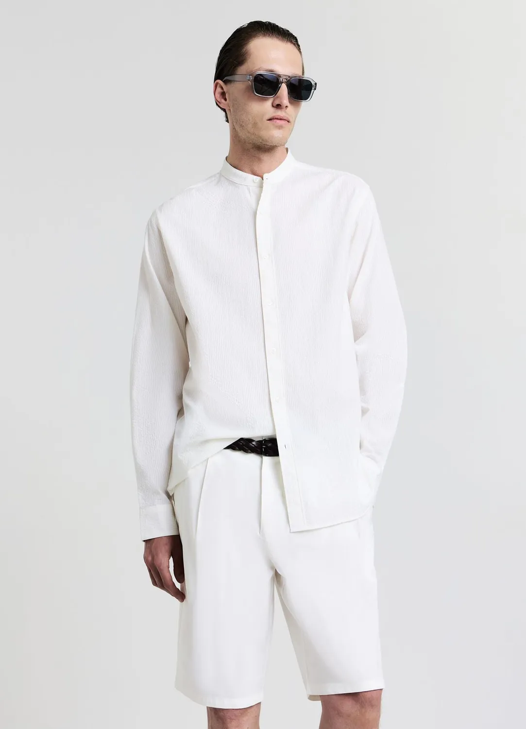 Calliope Bermuda double pinces homme poches coupe regular