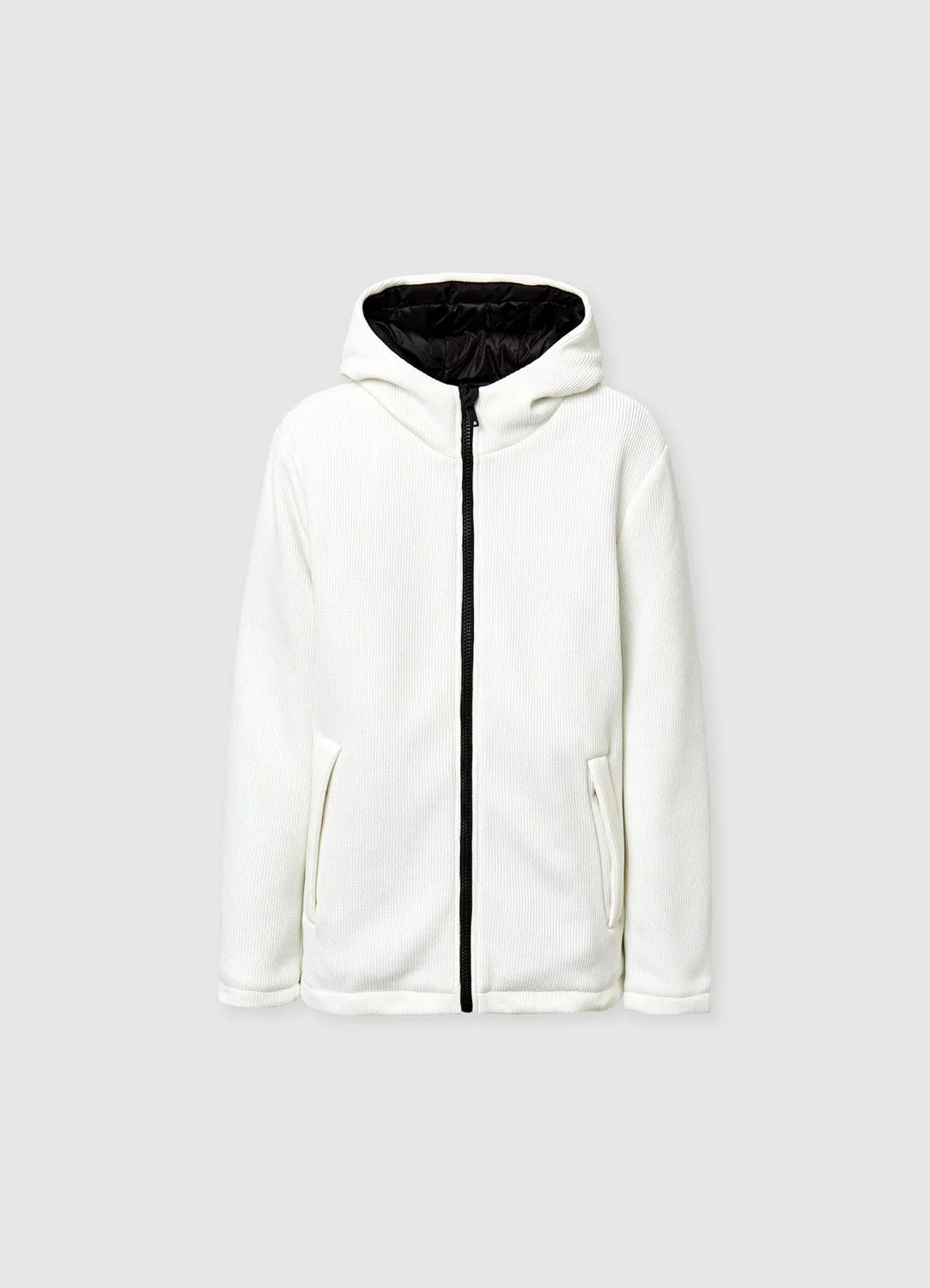 Calliope blouson matelassé à capuche homme zippé