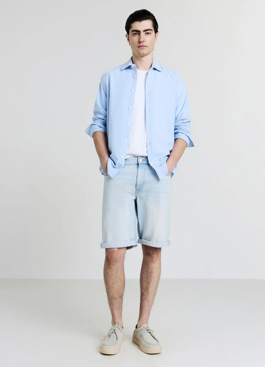 Calliope Short Denim Délavé short homme regular