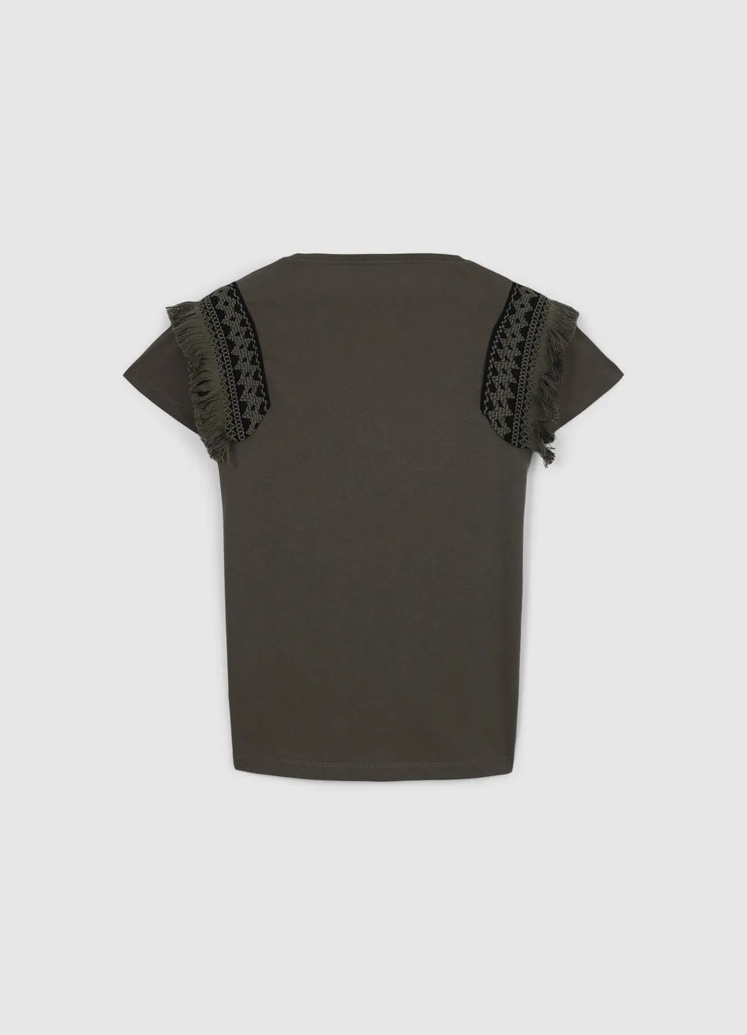 Calliope t-shirt femme coton à galon