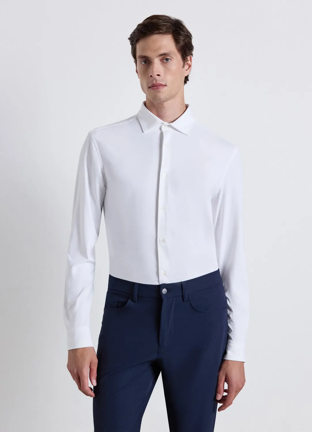 Calliope chemise slim homme jersey technique