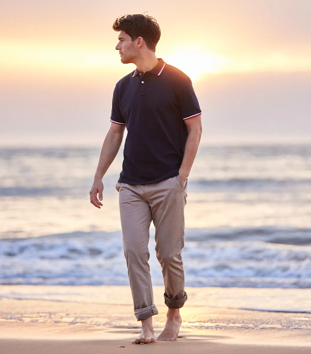 Cocorico Supporter polo homme marine coton