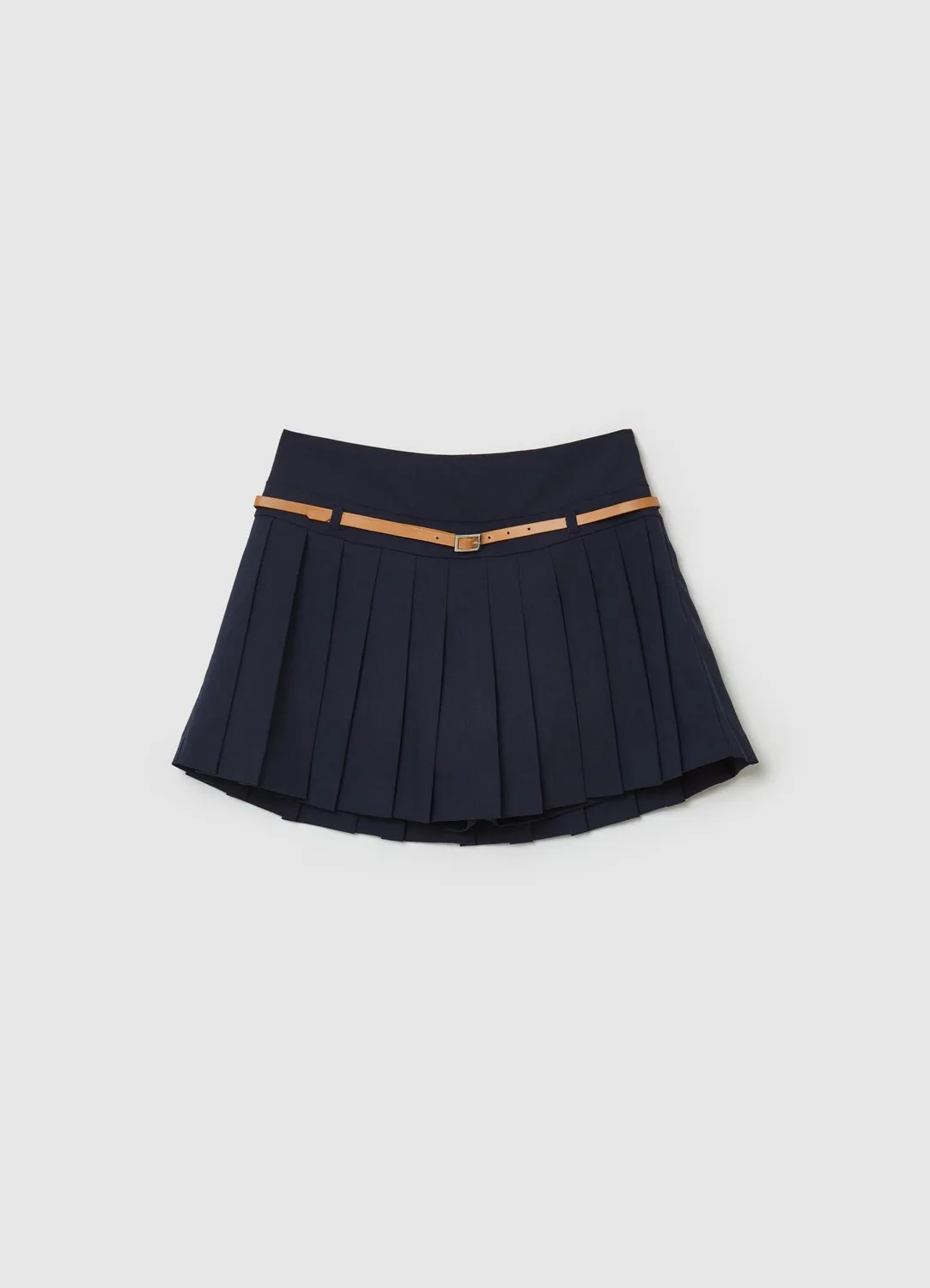 Calliope Jupe-short plissée femme avec ceinture