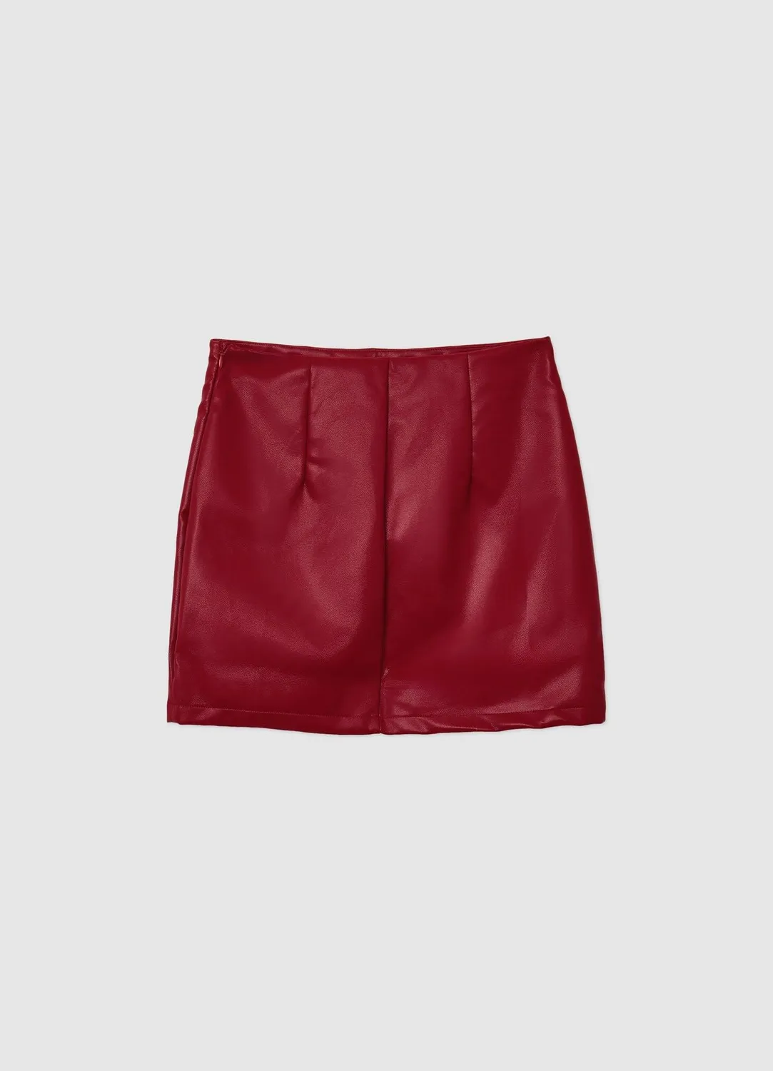 Calliope jupe mini similcuir femme droite