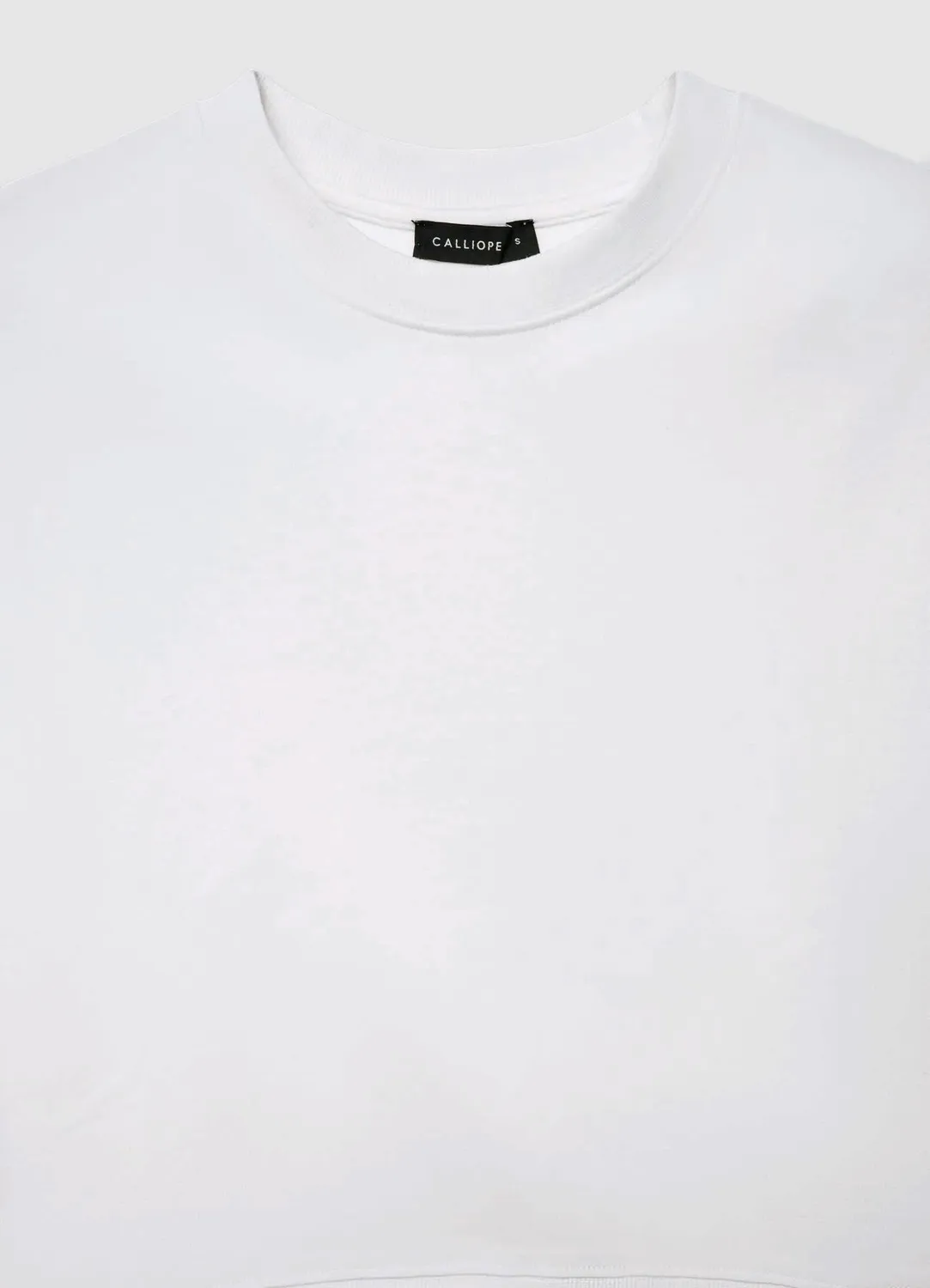 Calliope sweat col rond uni femme coton