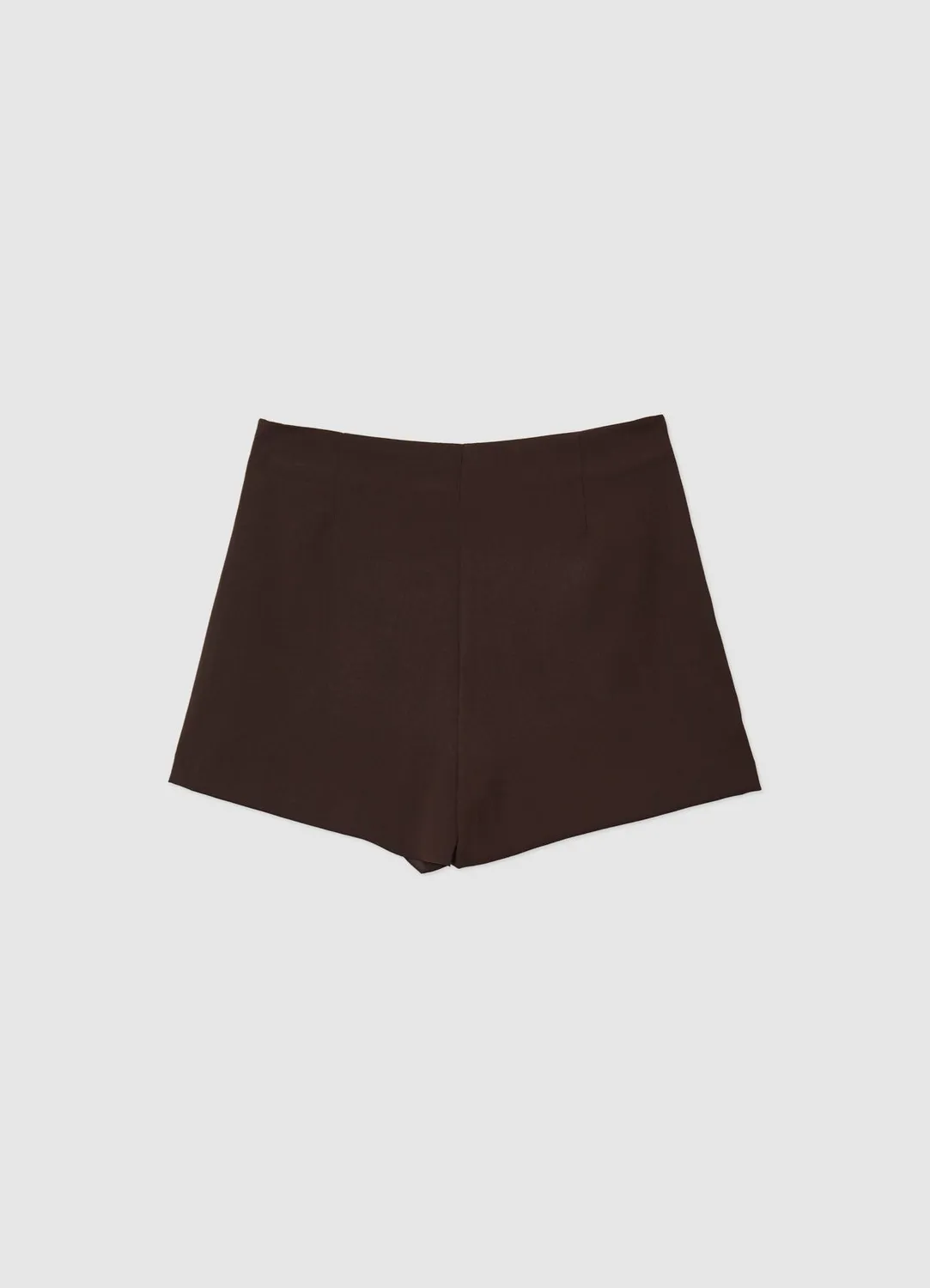 Calliope jupe-short plissée femme zip latéral