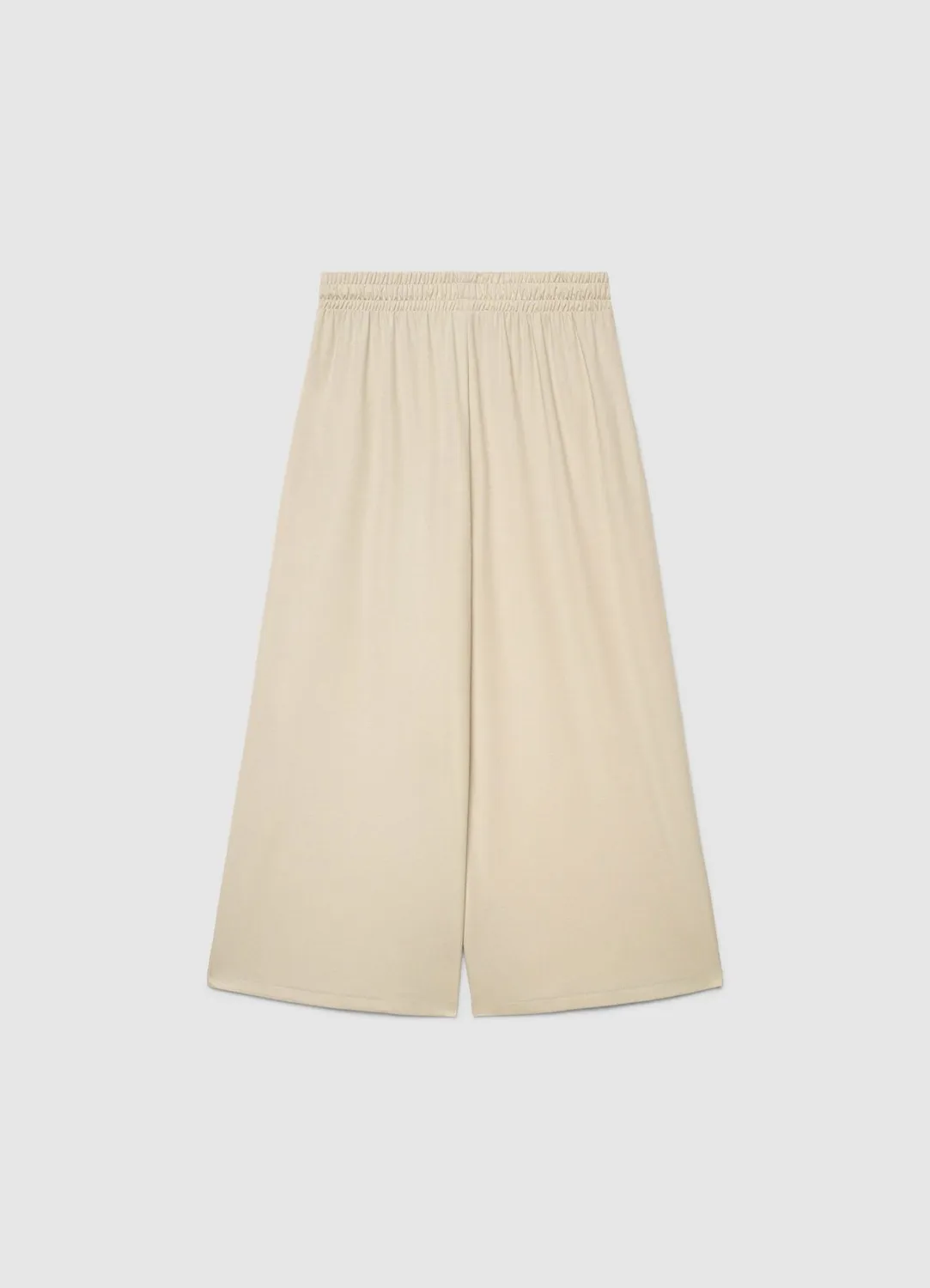 Calliope pantalon crop femme large taille haute