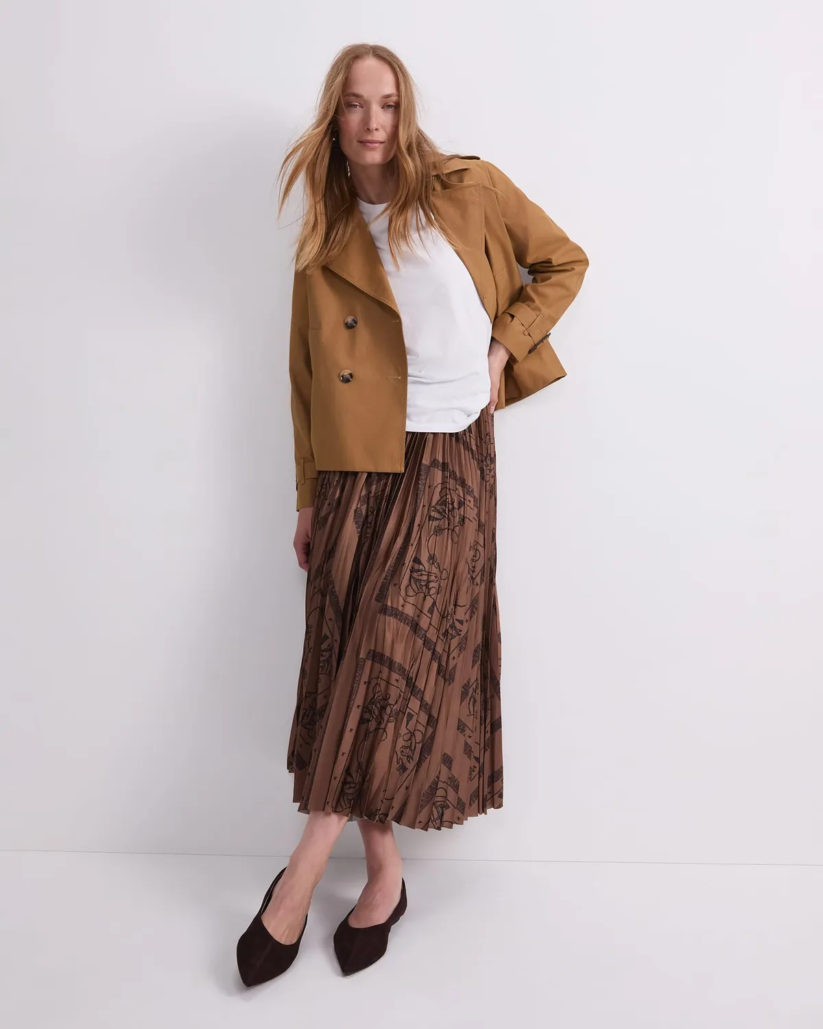 Sportscraft Audrey Crop trench court lin femme