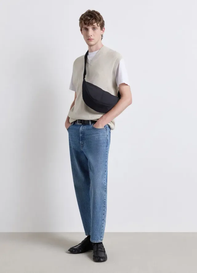 Calliope Col V gilet homme sans manches en maille