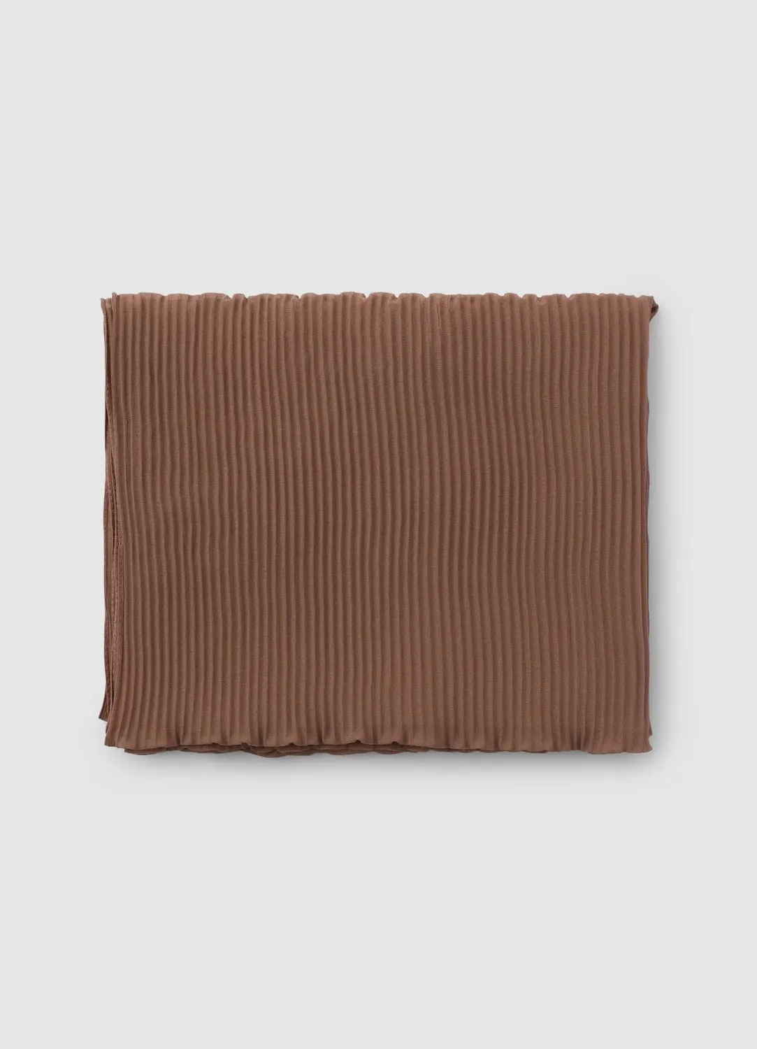 Calliope foulard plissé femme uni 180x50 cm