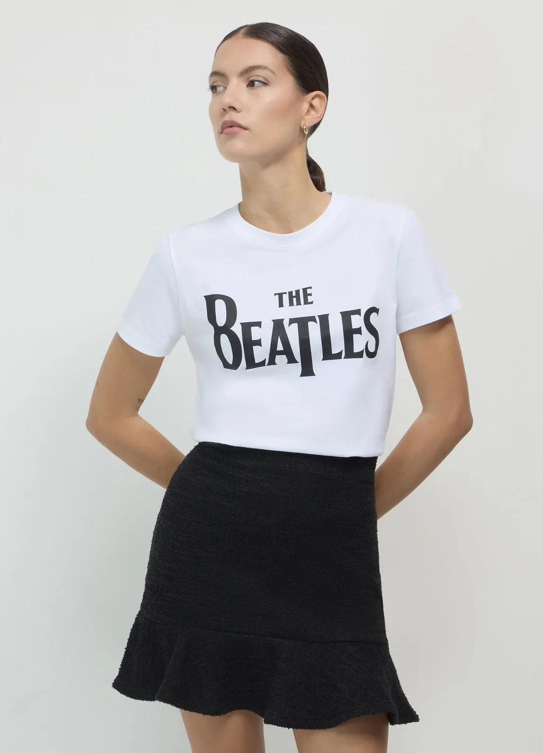 Calliope t-shirt Beatles femme coton col rond