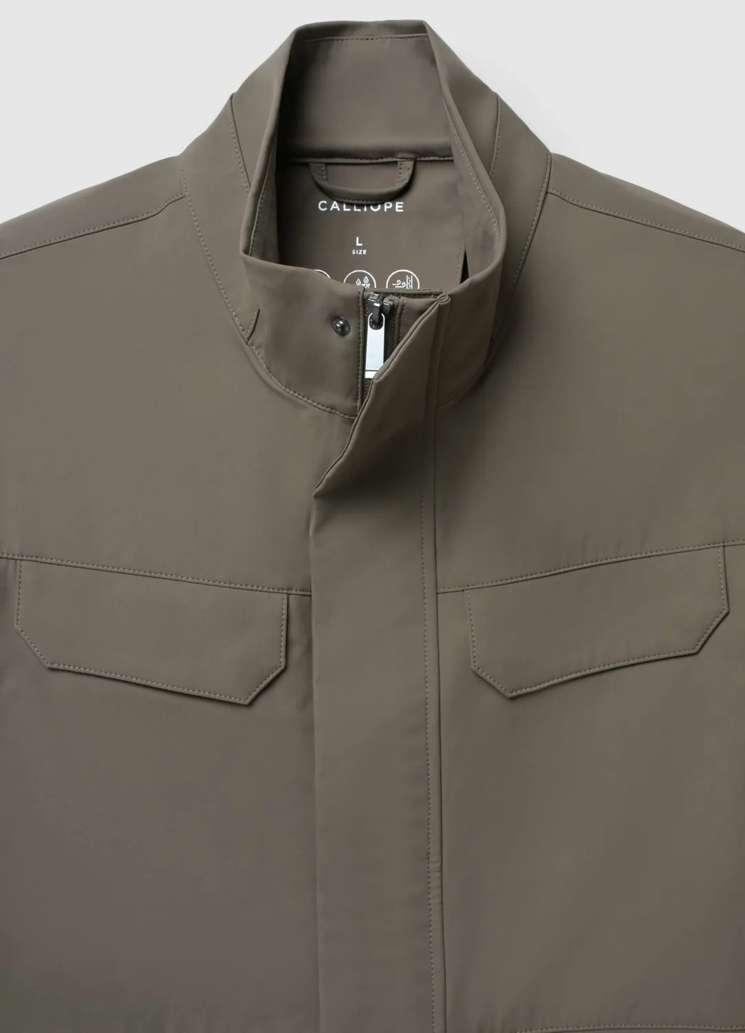 Calliope veste saharienne homme zip poches plaquées