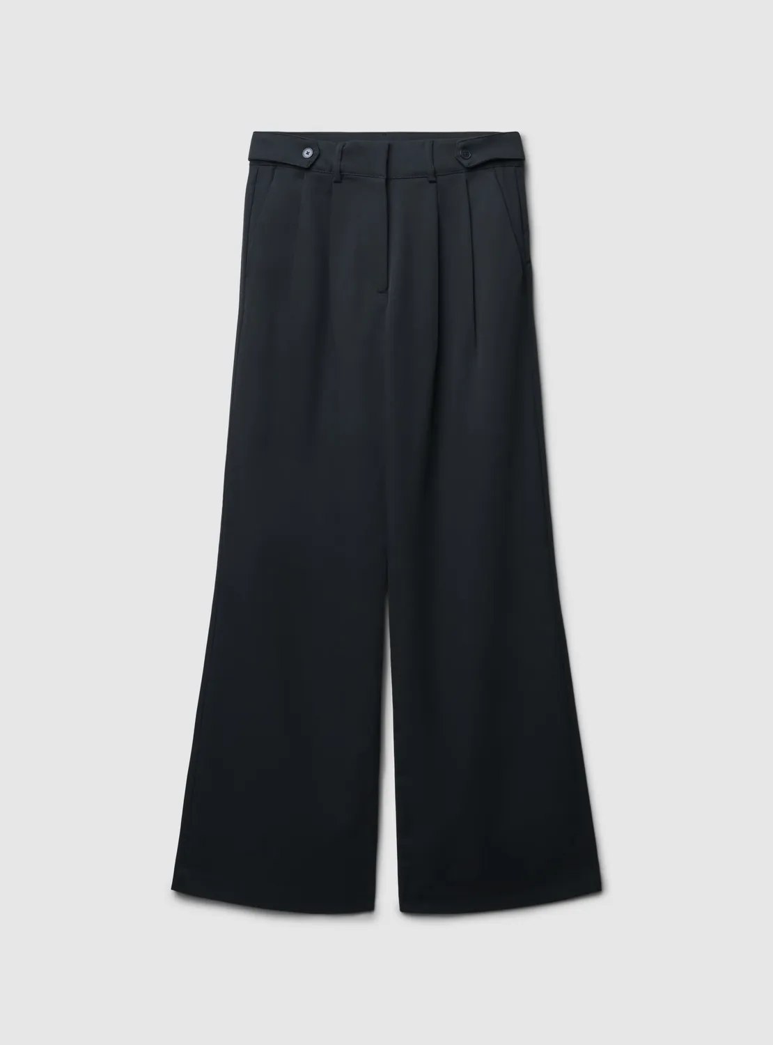 Calliope pantalon wide leg femme taille haute bouton