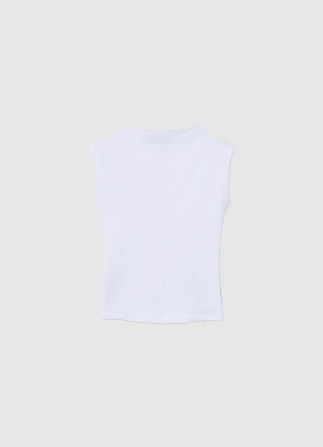 Calliope cut out t-shirt femme bouche strass