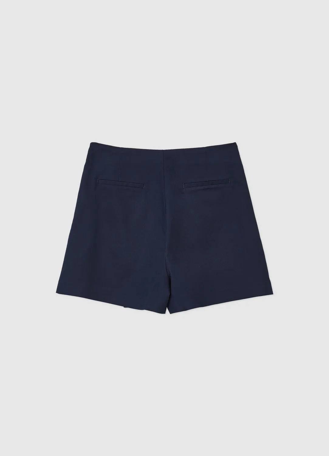 Calliope jupe-short à panneau femme coton uni