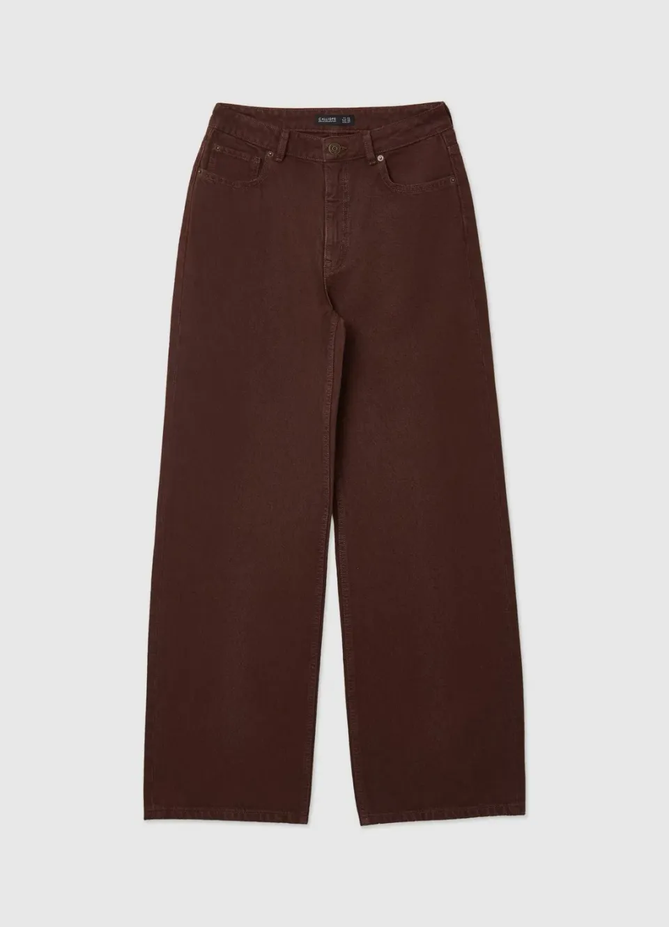 Calliope jean droit femme uni coupe droite