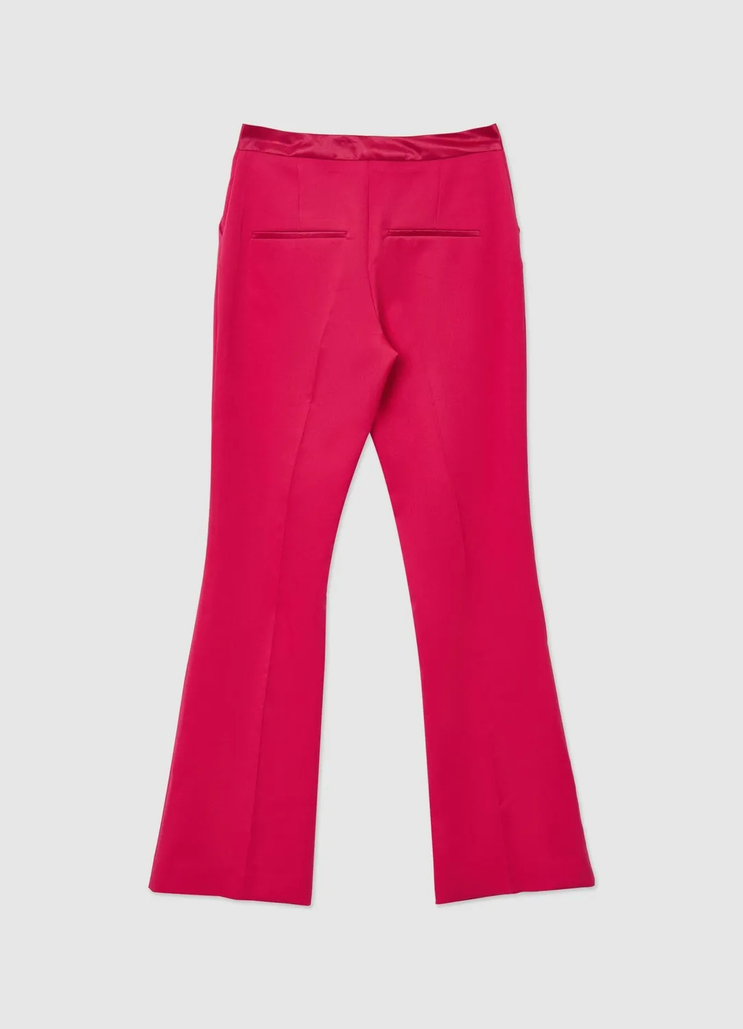 Calliope pantalon évasé femme effet satin