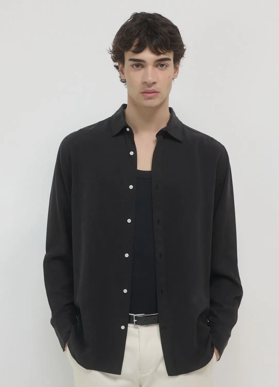Calliope chemise homme classique manches longues coton