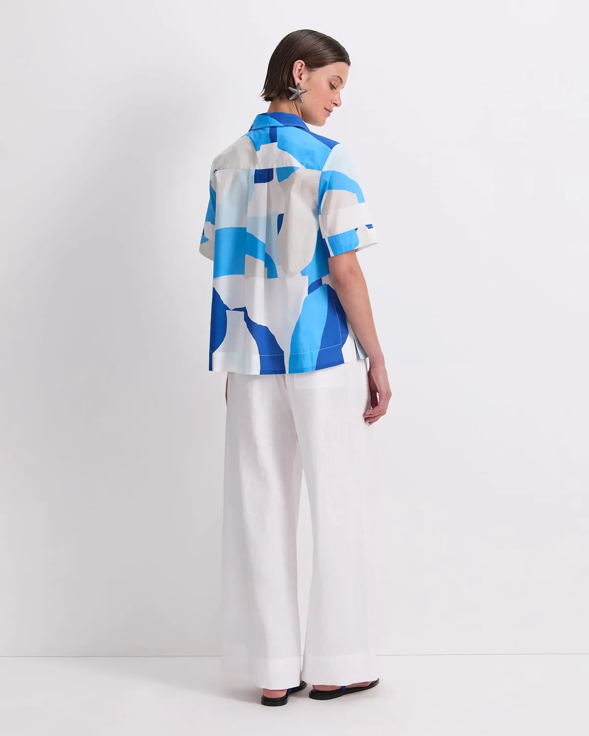Sportscraft Nora Lily Voile chemise manches courtes coton