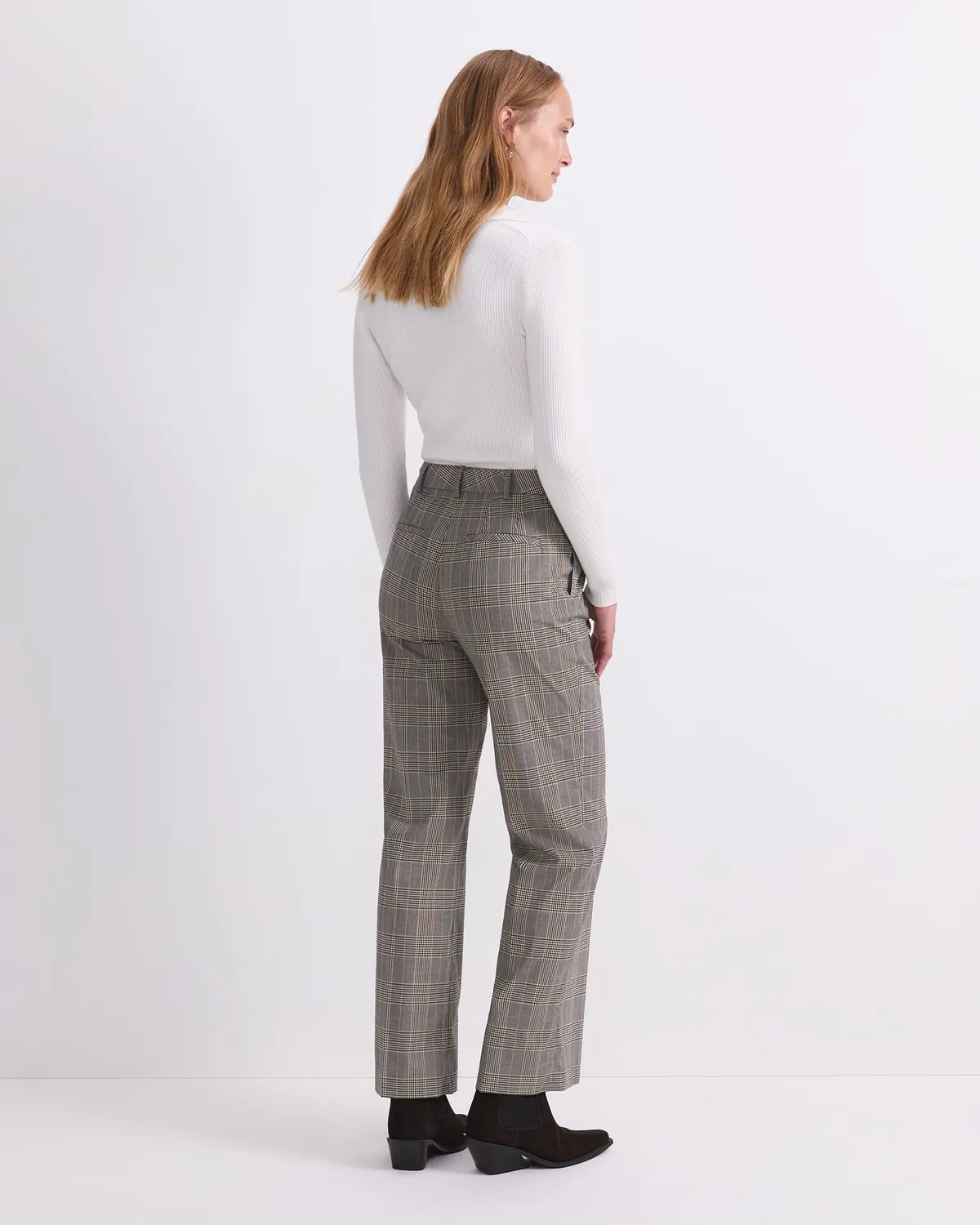 Sportscraft Chelsea pantalon à carreaux coupe droite