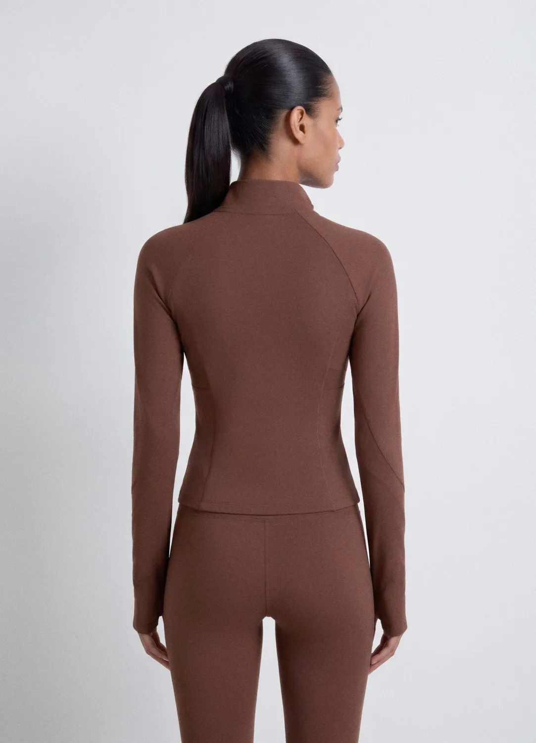 Calliope sweat zippé femme col montant sport