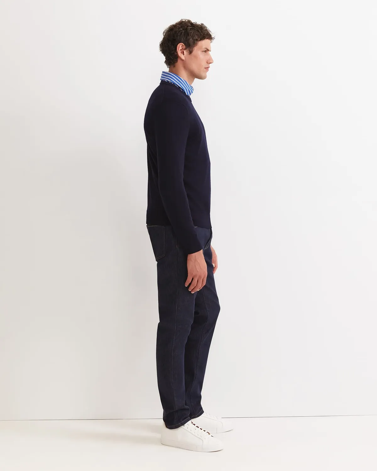 Sportscraft Merino Crew Neck Knit pull mérinos homme