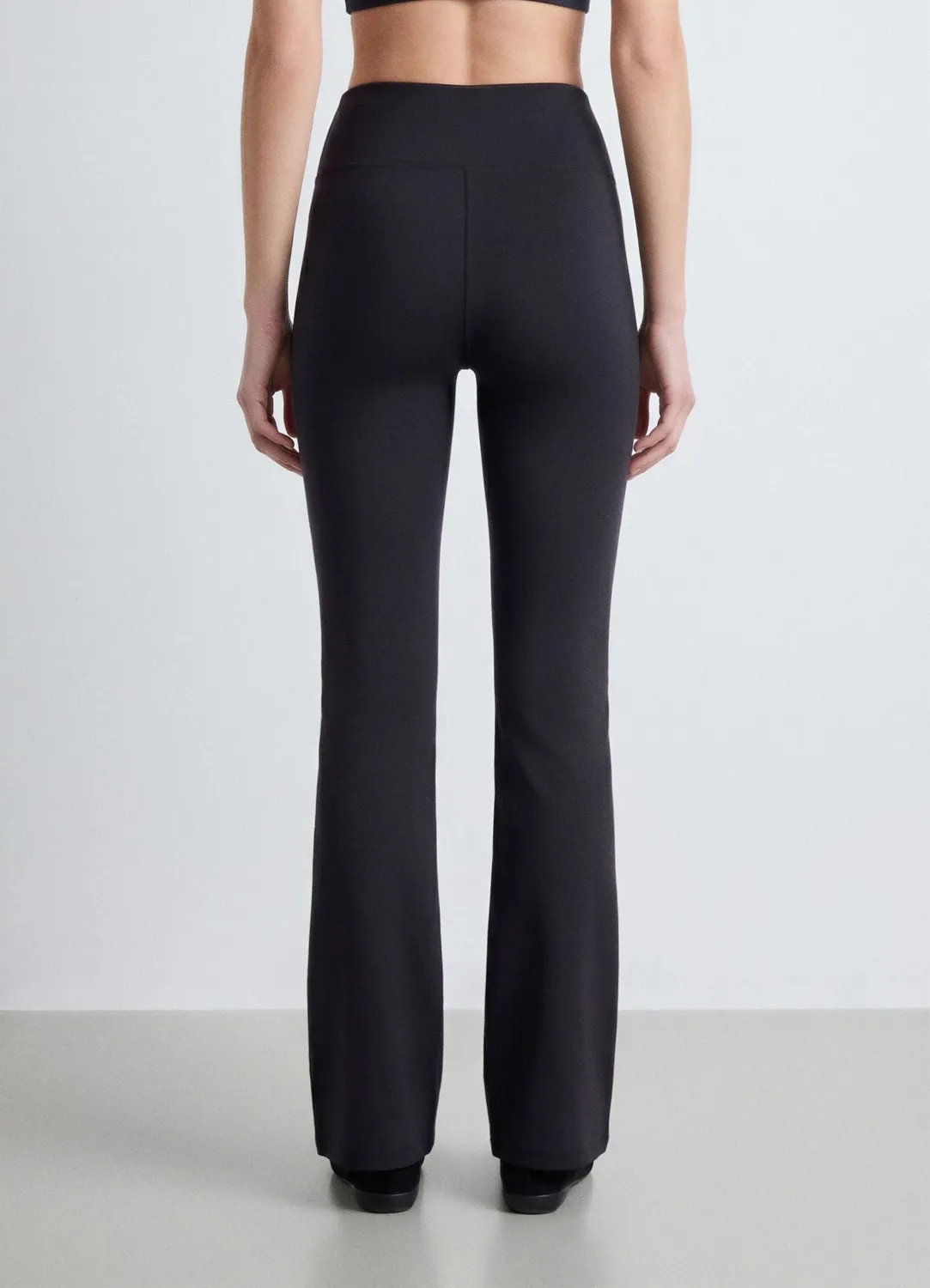 Calliope legging flare femme taille haute uni