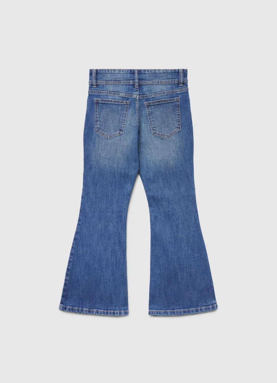 Calliope jean evase fille uni 8-9 ans taille mi-haute
