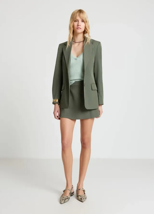 Calliope blazer 2 boutons femme uni droit
