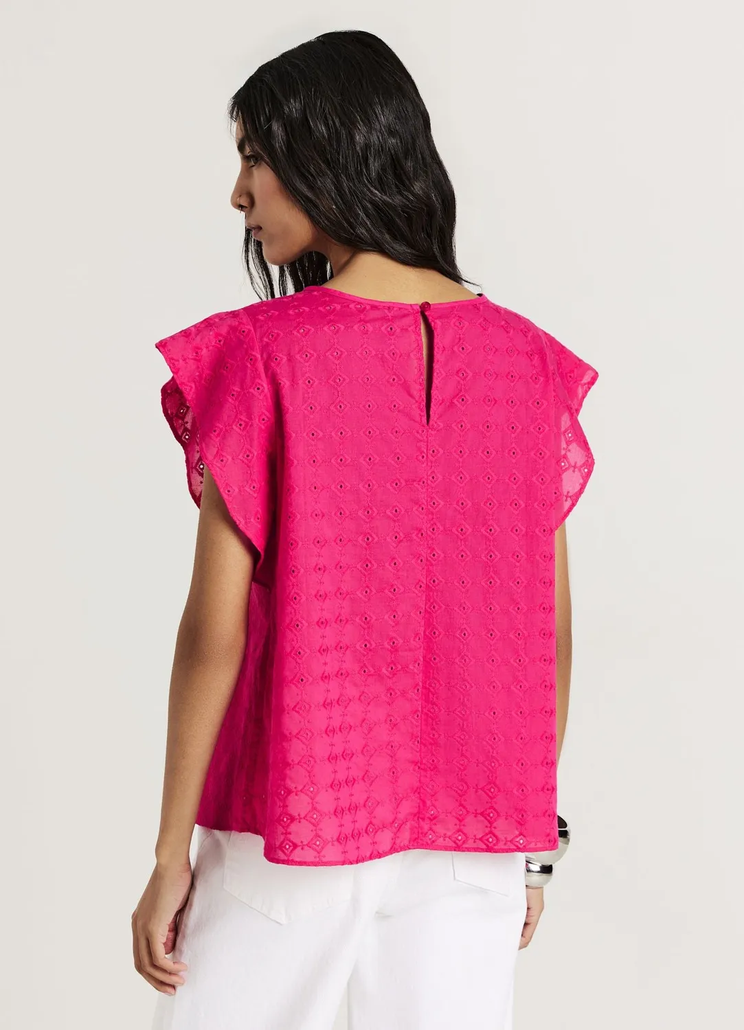 Calliope sangallo blouse femme taille M volants