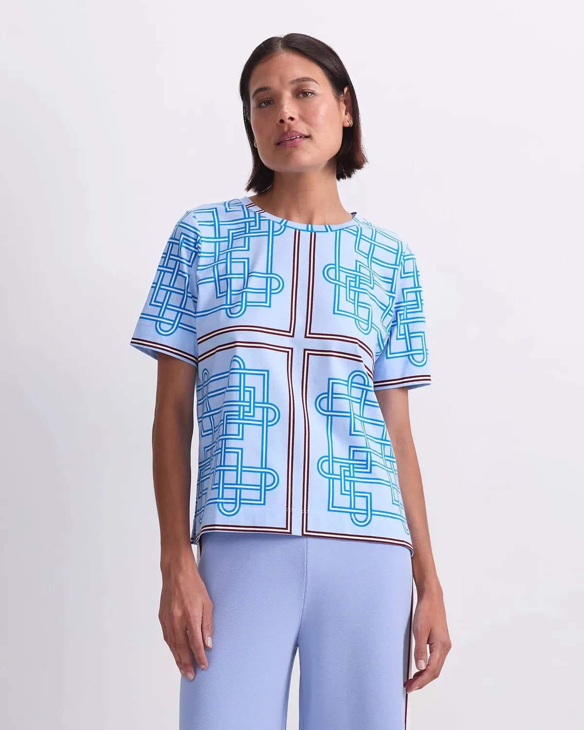 Sportscraft Rhodes Mercerised t-shirt imprimé coton