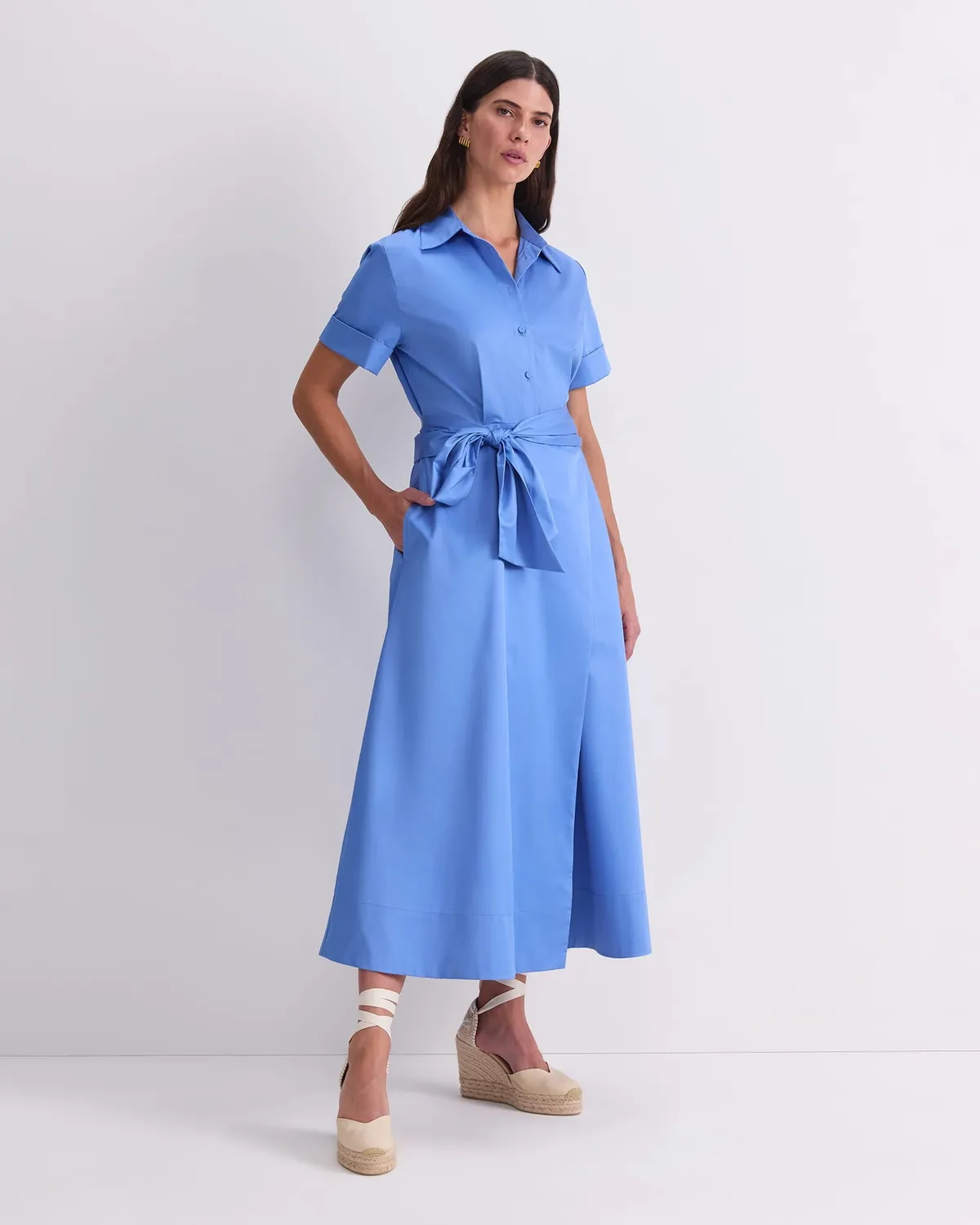 Sportscraft Etta robe chemise midi ceinture