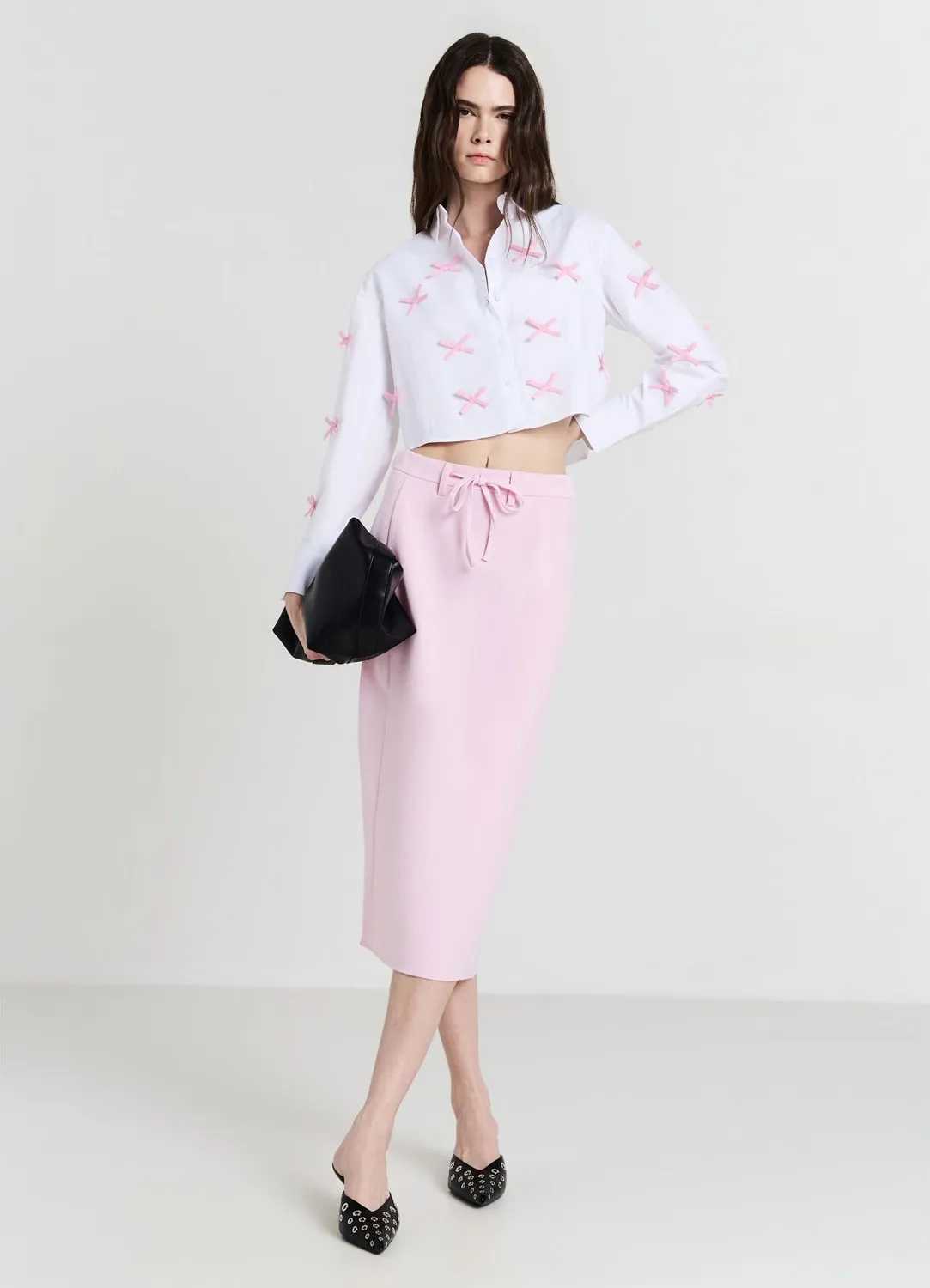 Calliope jupe longue fiocco femme avec noeud