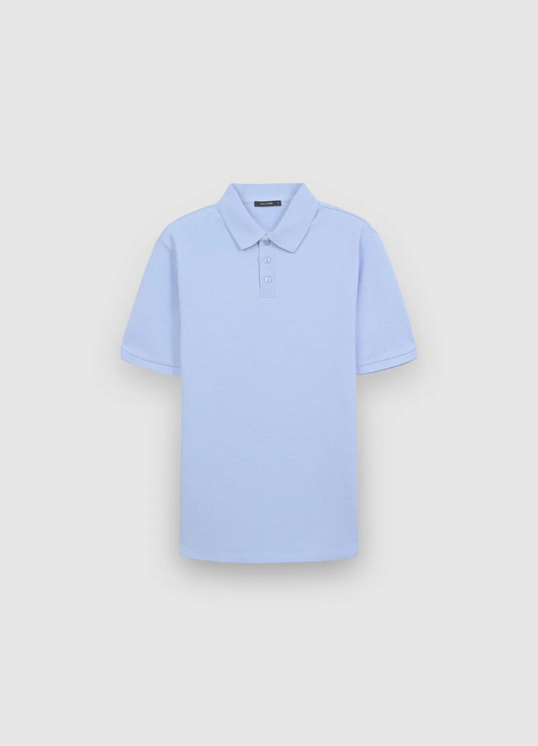 Calliope Polo 3 Boutons Homme Coton Uni