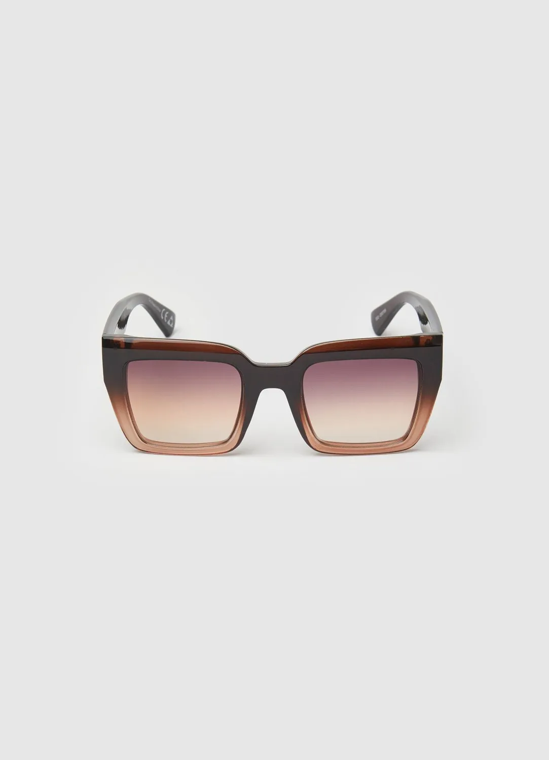 Calliope lunettes de soleil carrées oversize unies