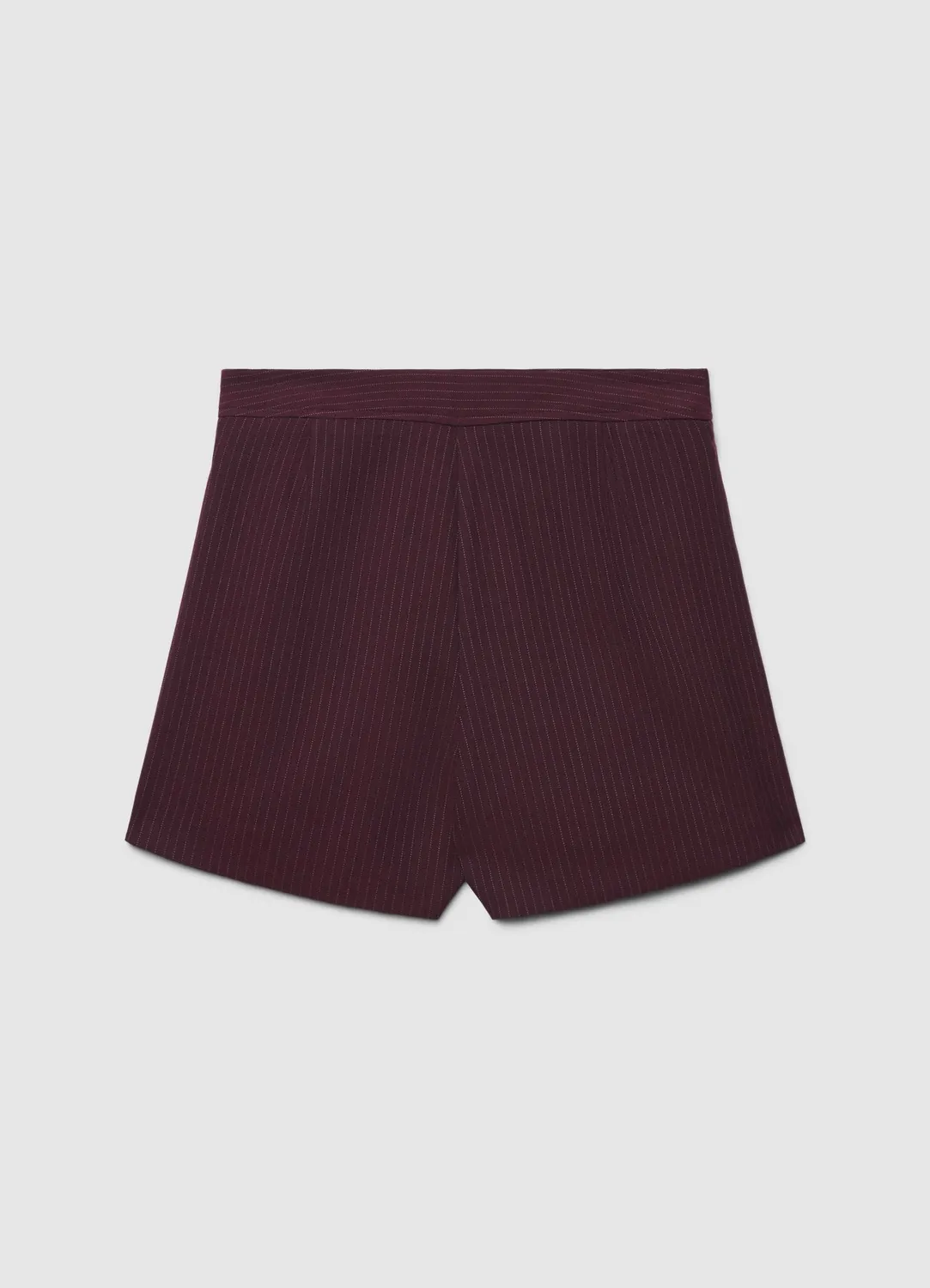 Calliope jupe-short rayée femme coupe droite bureau