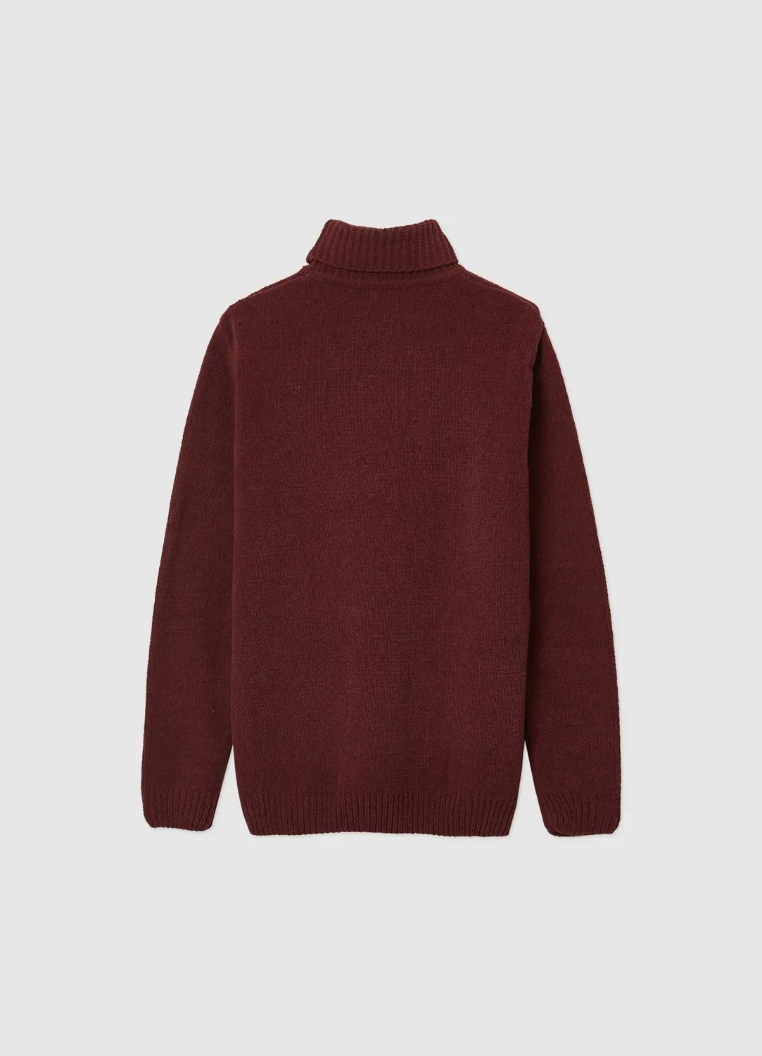Calliope Pull col roulé chenille homme L uni