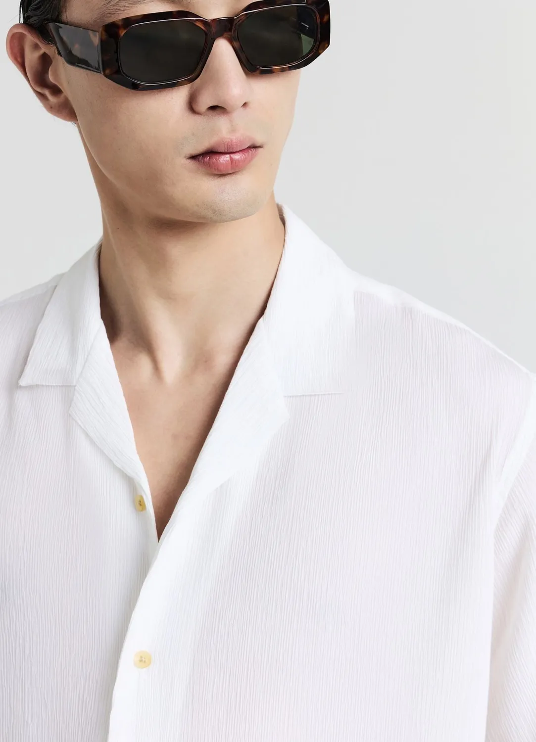 Calliope chemise bowling homme effet froissé