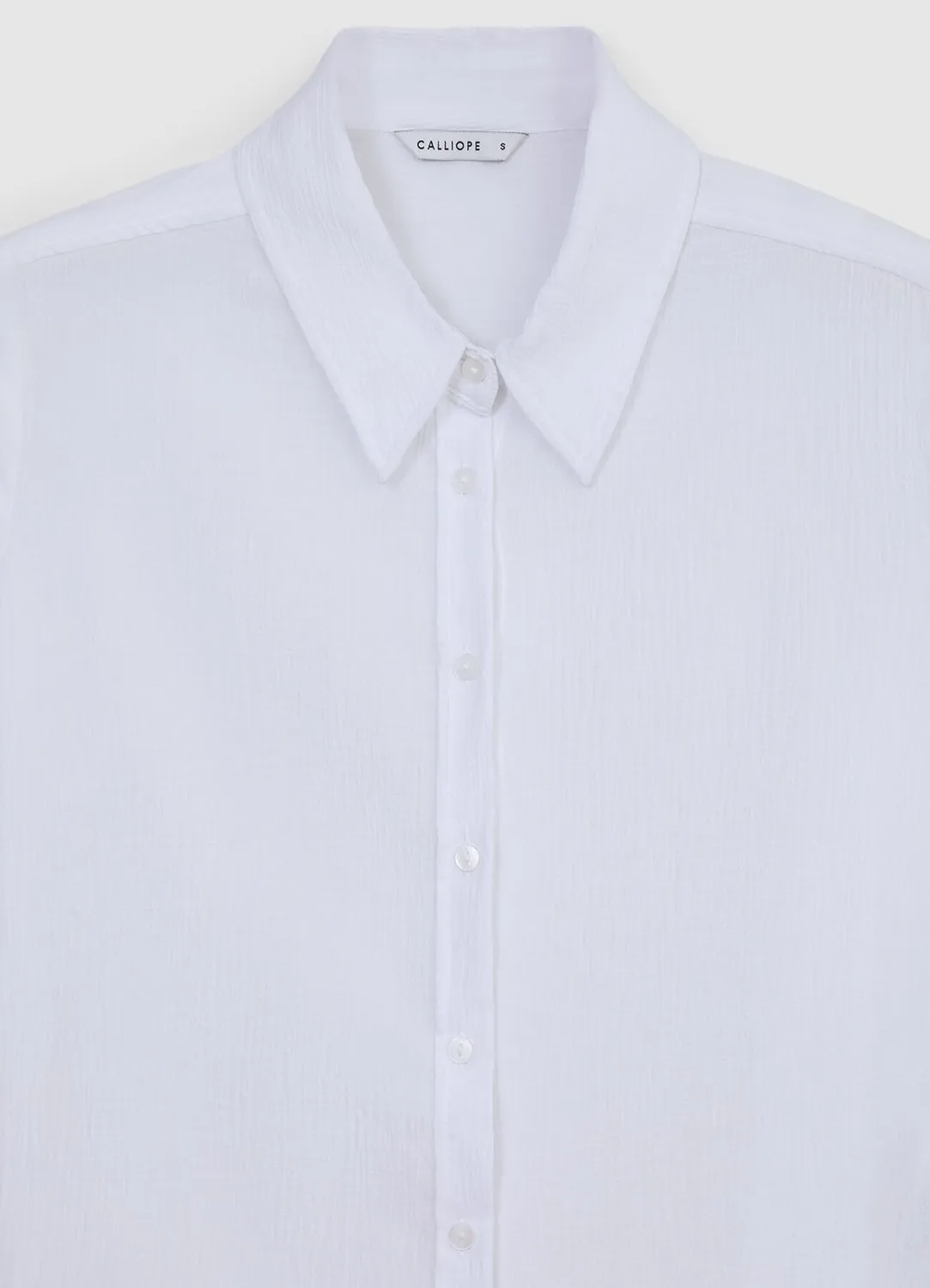 Calliope chemise classique coton femme manches longues