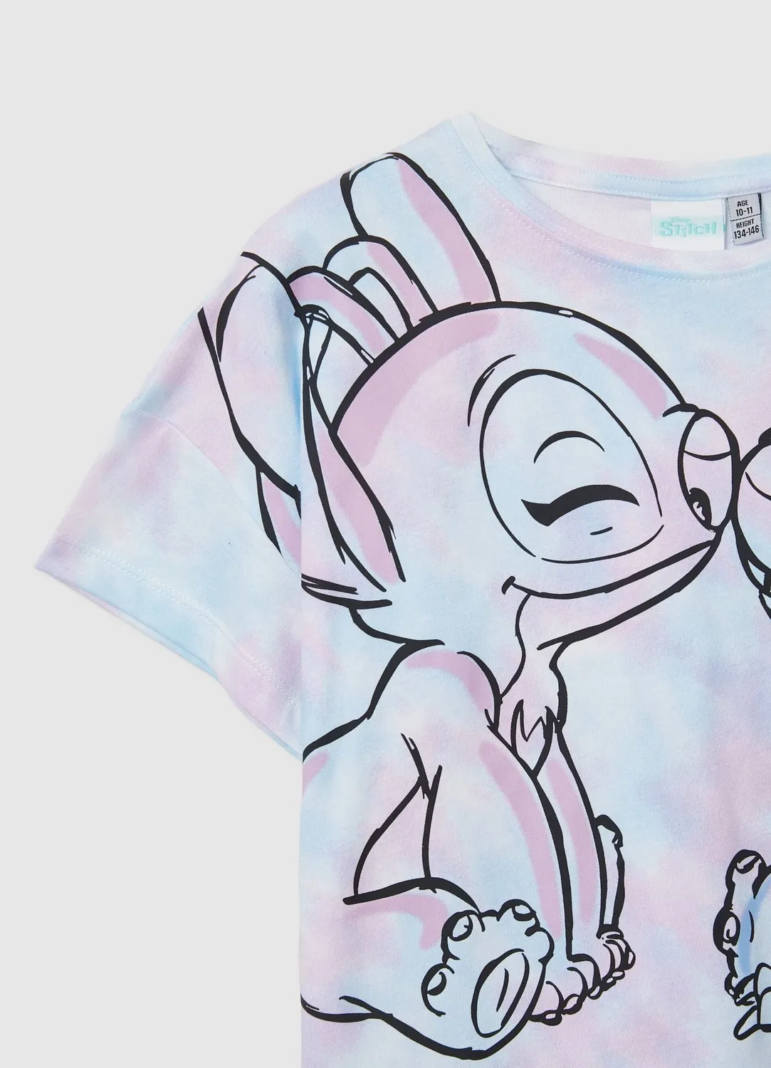 Calliope t-shirt Stitch et Angel tie-dye enfant