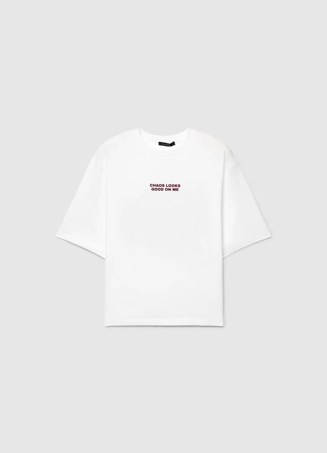 Calliope t-shirt oversize message femme manches courtes