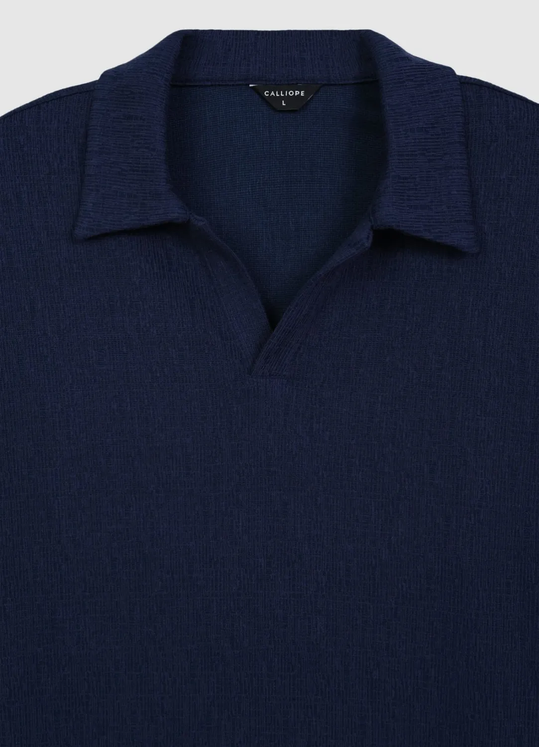 Calliope polo homme coton manches courtes uni