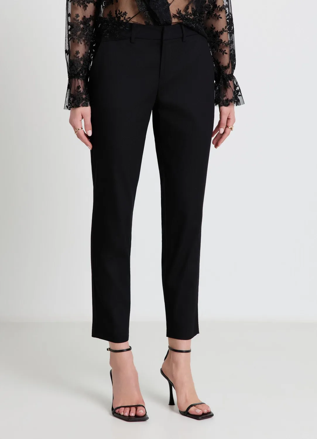 Calliope sigaretta pantalon cigarette coton femme