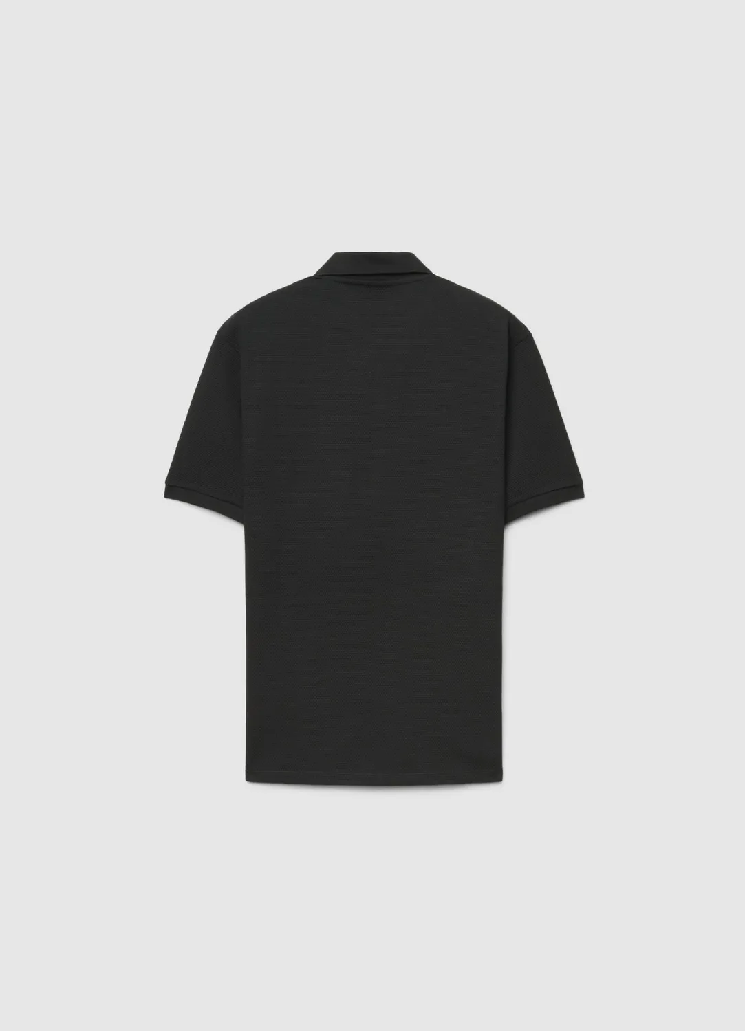 Calliope polo uni homme col V manches courtes