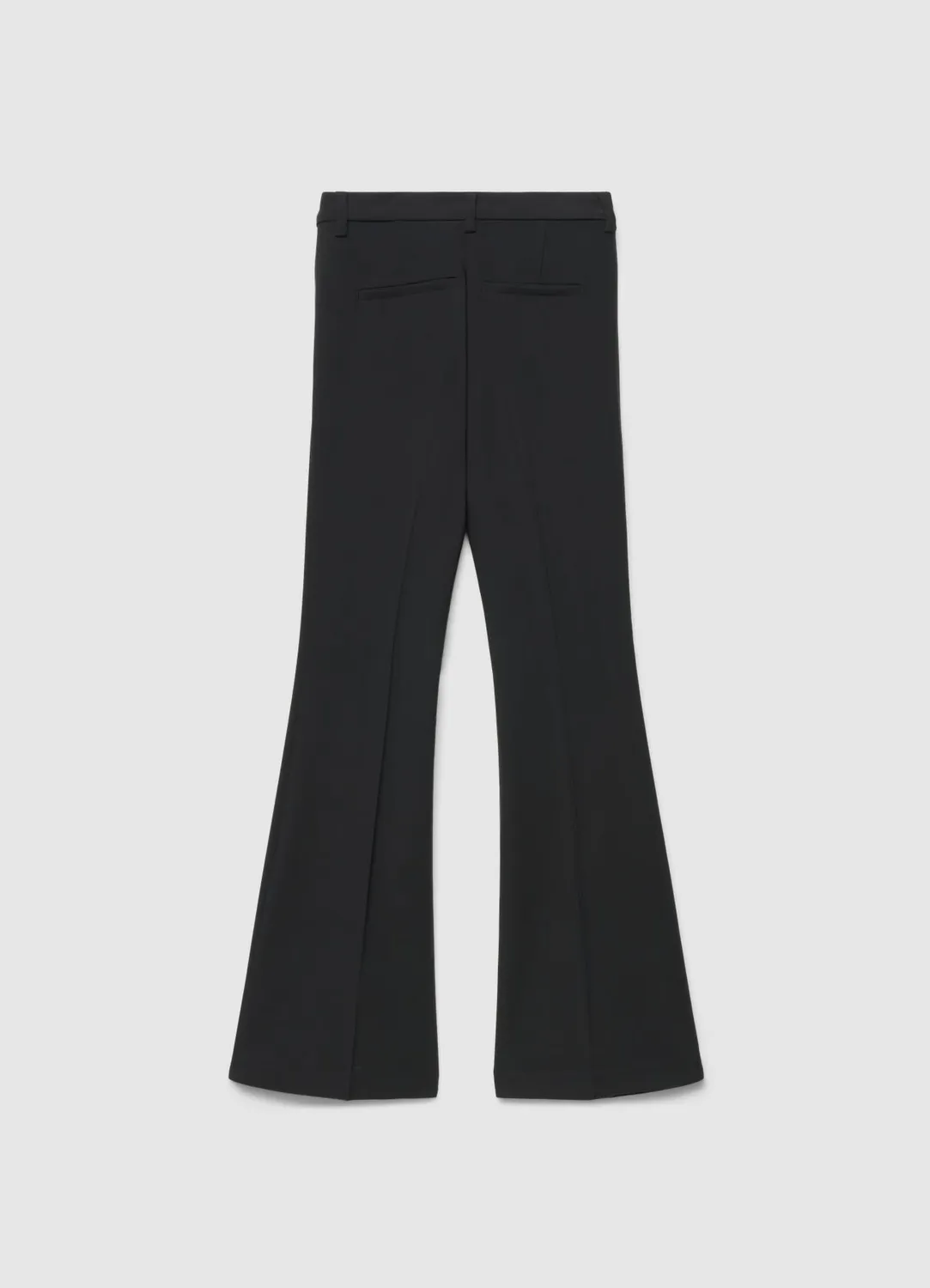 Calliope Pantalon flare uni taille moyenne femme