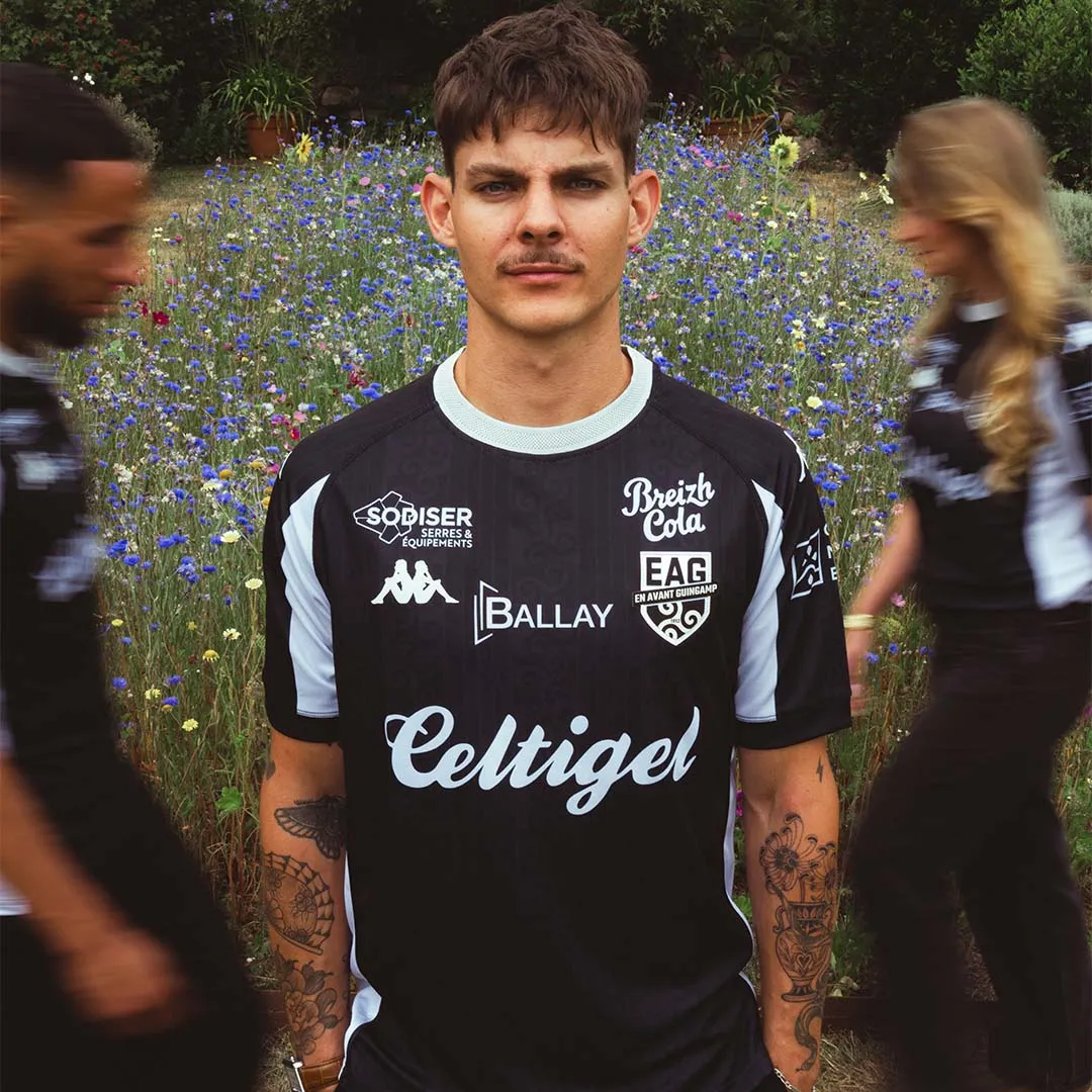 Kappa Meerolo Third EA Guingamp 26/27 maillot homme noir