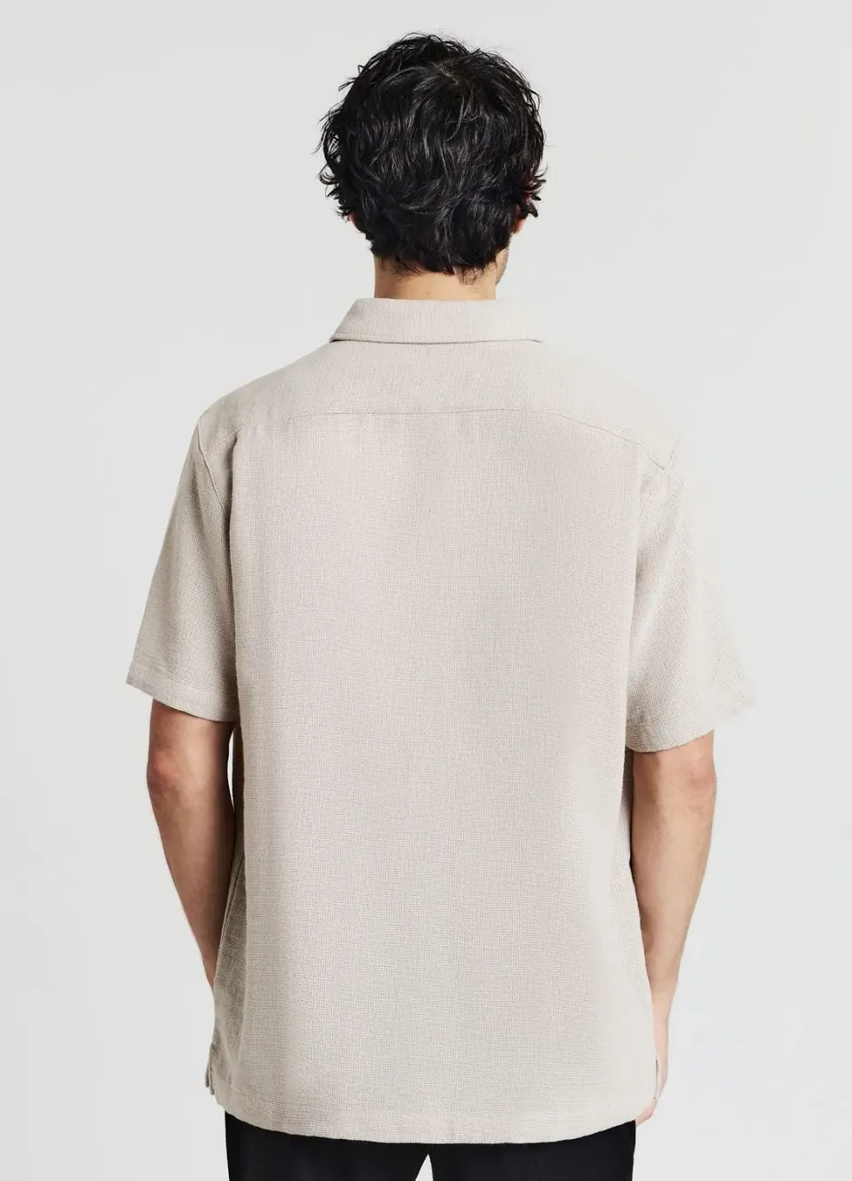 Calliope chemise unie homme manches courtes coton